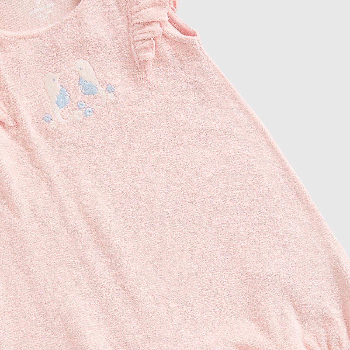 Mothercare Baby Girl Pastel Seas Frill Towelling Romper Mothercare 👶